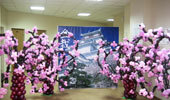 Композиция из воздушных шаров «Цветущая сакура»