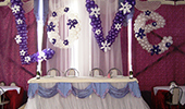 Свадебное оформление главного стола